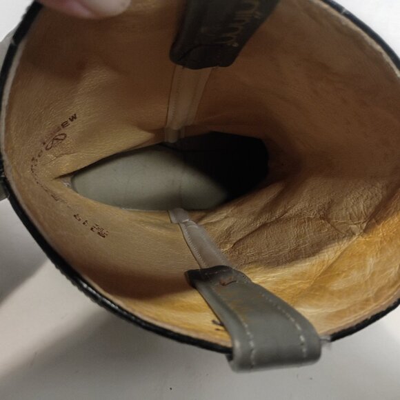 1980s ACME DINGO Western 14" Boots Men's 11D Style 5113 Gray Leather *Read - Picture 15 of 15